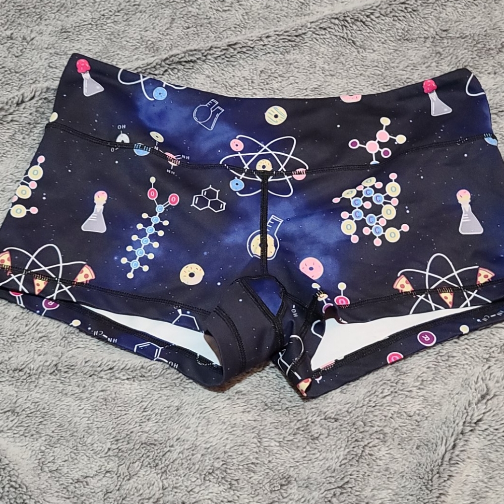 Feedme fightme donut shorts